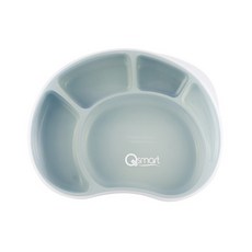 Quicksmart 矽膠吸盤式餐盤, 薄荷色