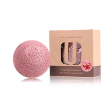 圓形蒟蒻潔面海綿, 櫻花, 1個