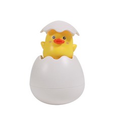 bable puary 孩童雞蛋造型沐浴玩具, 黃色