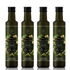 JUNKO oil 冷壓特級初榨酪梨油, 4個, 250ml