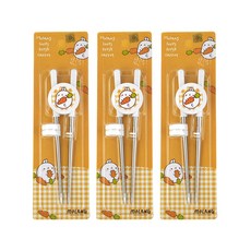 MOLANG 兔學習筷, 混色, 3組