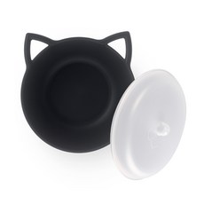 NIneware 動物麥片碗蓋子套組 貓咪, 灰色, 1套