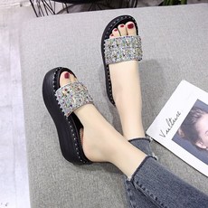 All Nine 女性哥德公主時尚穆勒拖鞋, 銀色, 230