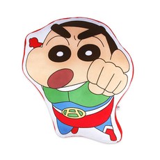 Noori Toys 蠟筆小新 線條印花抱枕 第2彈 動感超人3, 混合顏色