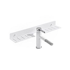 JCC 습기제로 세면대 선반 중형, 화이트, 1개