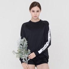 튜브트리 여성용 카디프 래쉬가드 세트, 혼합색상(상의), ALLBLACK(하의)