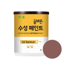 페인트인포 올바른 수성 페인트, 레드페퍼, 1개, 1L