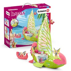 Schleich Sarah和Flower Boat Figures SL42444, 1套