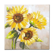 三朵向日葵油畫畫框, B款(33JC04)