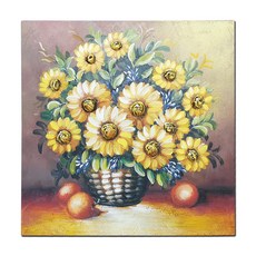 向日葵花籃圖畫框 33JC06, 混合色