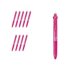 PILOT 百樂 FRIXION Ball 2 多色筆 0.5mm LKFB-40EF-EX, 粉紅色, 10個