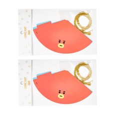 BT21 DIY 派對帽 A, 混合色, 2套