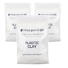 이야코 플라스틱 점토 200g, 3개