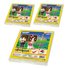 SANDBOX FRIENDS 同時辦公 Dottie 和 Jamyard 雙面彩色紙 105 張存儲盒 B 型, 30 種顏色, 3個