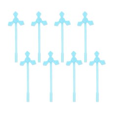 旋轉中性筆 0.5mm, 天空藍, 8個