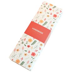 Donna&deco Le Mong 纖長方形盒 15入 + 透明圓形貼紙 3cm 15入, 混合顏色, 1套