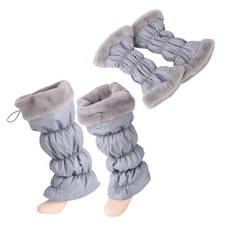 Ariche 冬季毛皮軟墊腳和手臂套組, 灰色