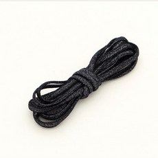 HAPPY BEARS 彈性鬆緊繩 900cm, 黑色+銀色, 2個