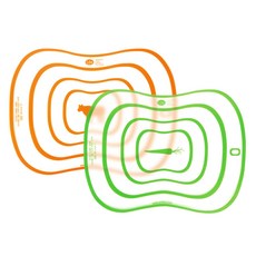 새드리 LIFE 살균 항균 쿡아이콘 시트도마 중 2종 세트, 1세트, 도마 채소용 + 육류용