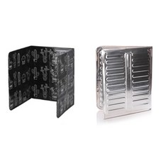 Fullu瓦斯爐擋油板 仙人掌 黑色+素色, 1套