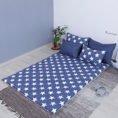 Eroomn Every Basic 絎縫墊被套, 星星藍