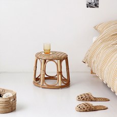 MARKET B SIGOR 藤編椅凳 29, 混合色, 1個