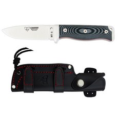 쿠드만 MT-5 미카르타 드롭포인트 캠핑용 나이프 CUD120-M + 전용칼집, 혼합색상, 1개