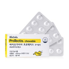 바이오가이아 프로텍티스 딸기맛 프로바이오틱스 츄어블정, 30정, 1개