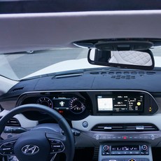 madline 絲絨汽車用儀表板避光墊, Palisade (無HUD/有中置喇叭)