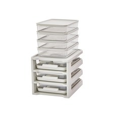 cimelax 冰箱細分排列平擱板+托盤3p+大4p+中4p+小4p套組灰色, 1套