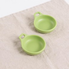 Chillin 美耐皿配菜碟, 綠色, 2個