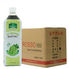 로쏘189 청포도 음료베이스, 1L, 12개