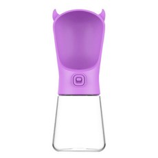 블럭마트 드라큘라 휴대용 강아지물병 350ml, 퍼플, 1개