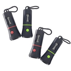 블럭마트 LED랜턴 애견 배변봉투통 + 배변봉투, 랜덤발송, 4개