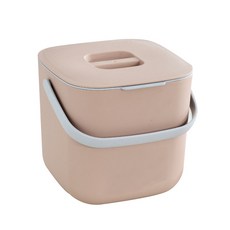 리빙선데이 모던 가정용 음식물 쓰레기통 3L, 핑크, 1개