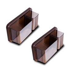 Living Sunday 冰箱門磁性收納盒 2入, 棕色的