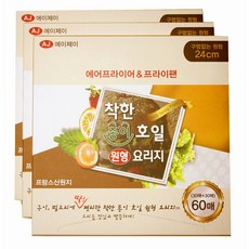 chakhansikjaeryo 圓形烘焙紙24cm 60入, 3個