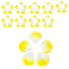 LivingDA 裝飾花瓣 10入, 黃色