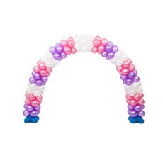 Joy Balloon Joy派對 氣球拱門製作 Lovely Stack 氣球組 珍珠白 48p + 珍珠淺粉紅 52p + 珍珠淺薰衣草紫 52p, 混合顏色, 1套