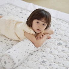 ahtty blanc 兒童人造絲涼感防滑睡墊, Galaxy Star, 1入