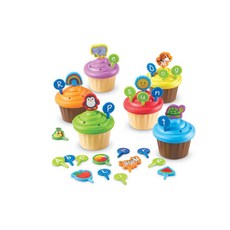 Learning Resources 杯子蛋糕英文學習遊戲 LER6804, 混色