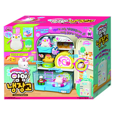 MIMI PETSHOP 企鵝寶寶家的美食冰箱 扮家家酒套組, 混色