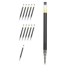 PILOT 百樂 G2專用筆芯 0.5mm BLS-G2-5, 黑色, 12個