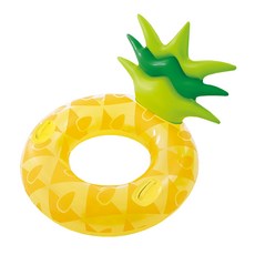 鳳梨游泳圈110cm, 混色, 1個