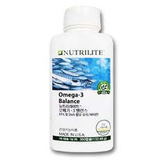 NUTRILITE 紐崔萊 Omega-3魚油膠囊, 360顆, 1瓶