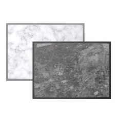 Teseul Tejeul 摩登方形多用途砧板 2件組, 1套, 砧板 白色 + 黑色