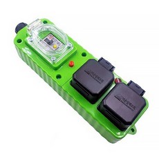 工業防雨型2孔延長線 RAON-VMC2, 1個