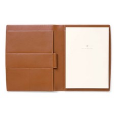 FABER-CASTELL 台灣輝柏 皮革書寫文件夾 A4, 棕色(118926), 1個
