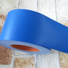 彩色腰線壁紙 飾條貼紙, 藍色, 寬 8cm x 長 15m