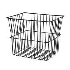 多功能金屬洗衣籃, 黑色, 1個